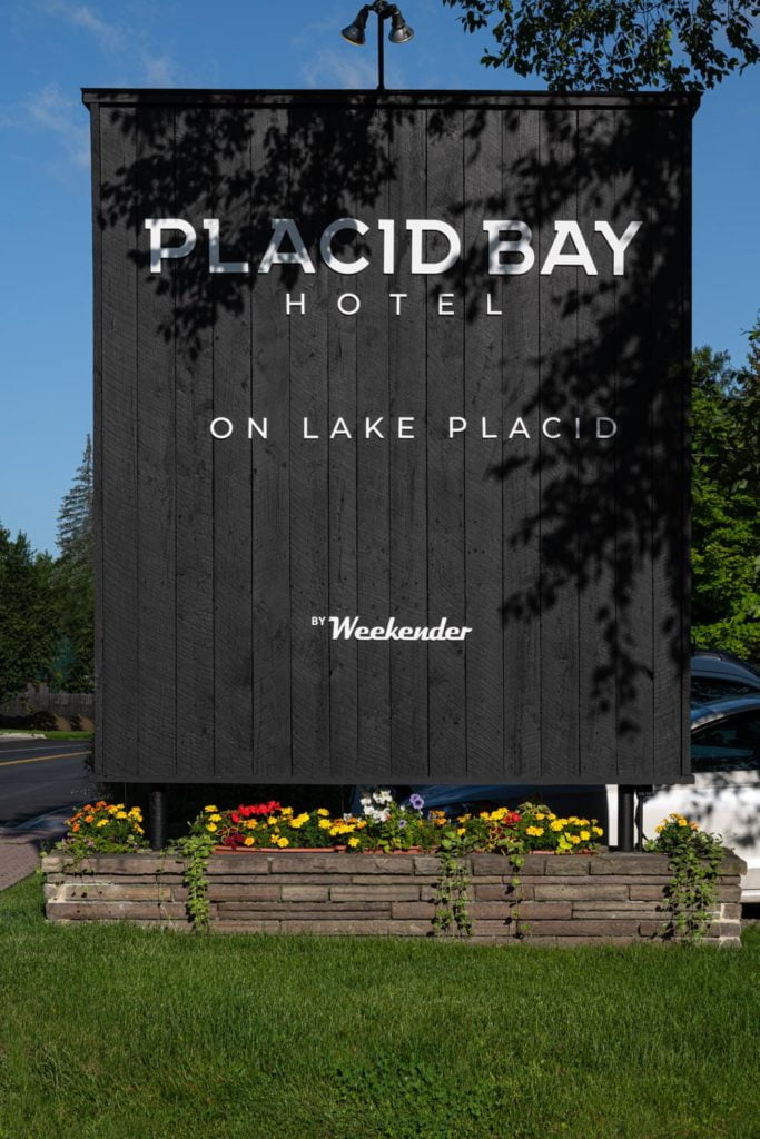Placid bay hotel on lake placid.